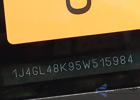 2005 Jeep Liberty Sport from USA, damaged, VIN 1J4GL48K95W515984